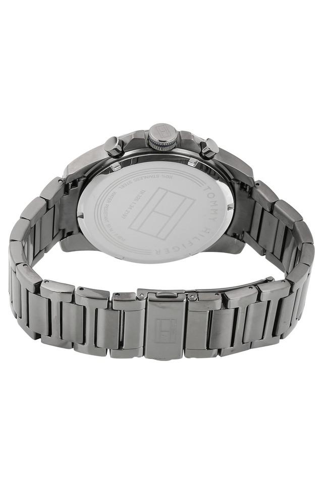 Buy TOMMY HILFIGER Mens 48 mm Decker Grey Dial Stainless Steel