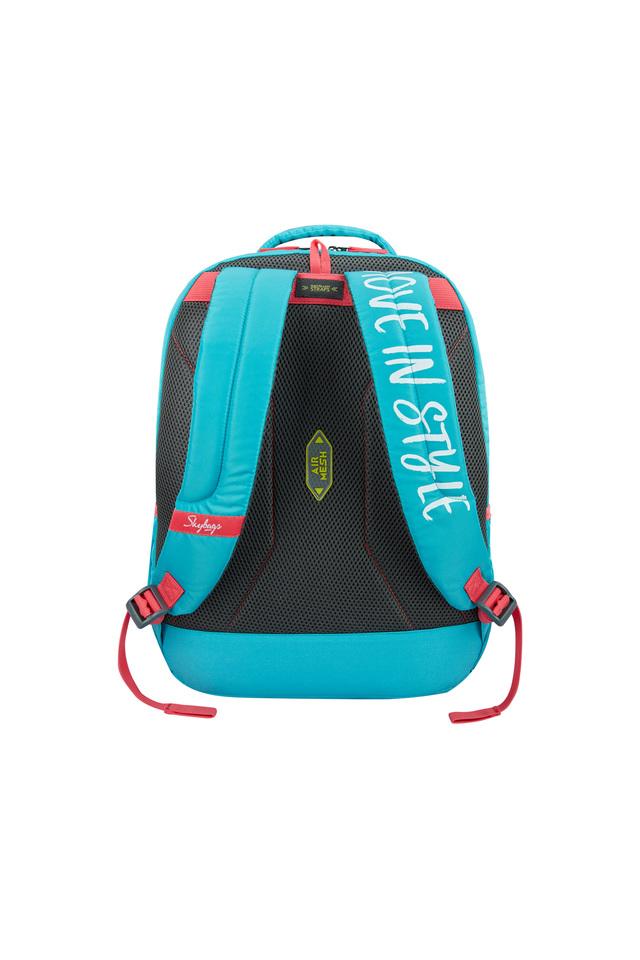 Turquoise mesh outlet backpack