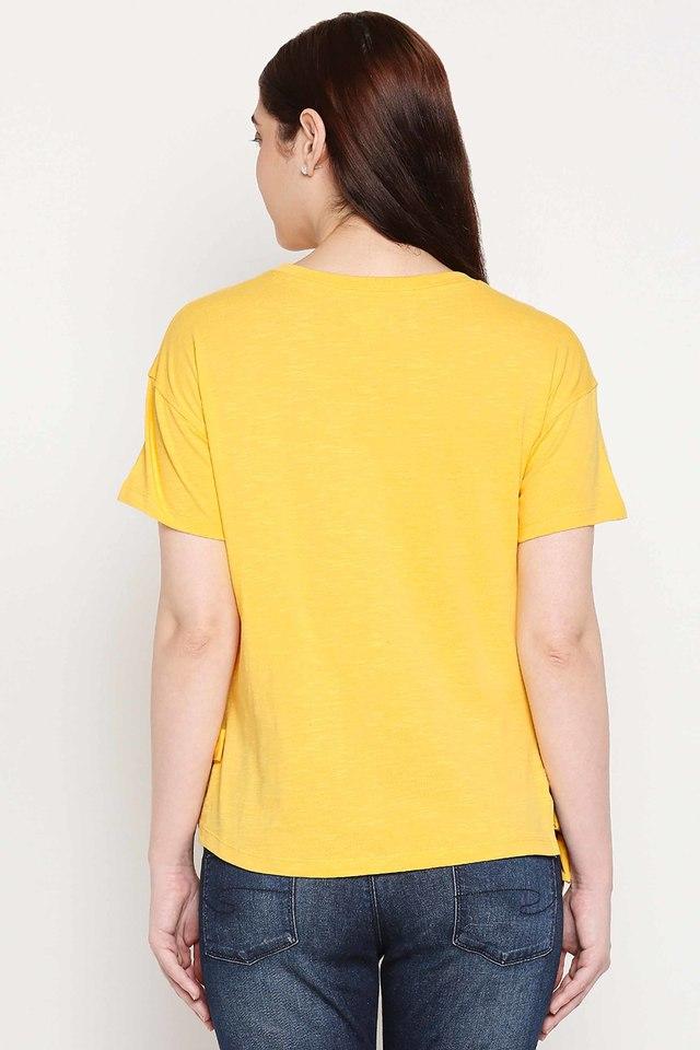 LEE COOPER -  Yellow T-Shirts - Main