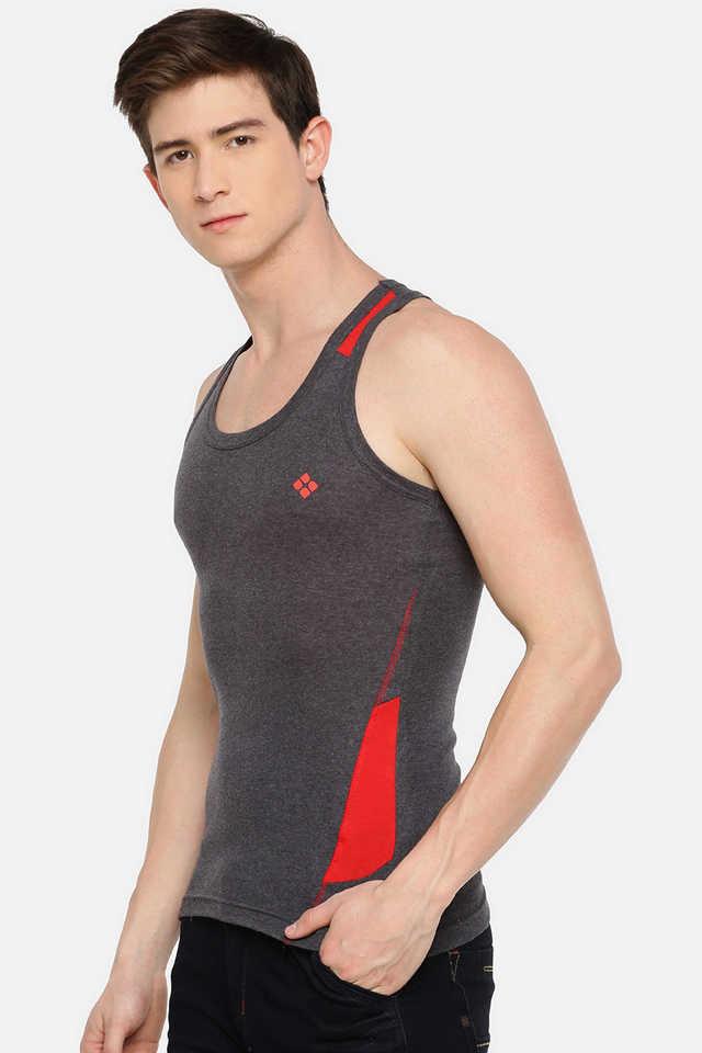 Buy Force NXT Pack Of 3 Sleeveless Pure Cotton Innerwear Vests