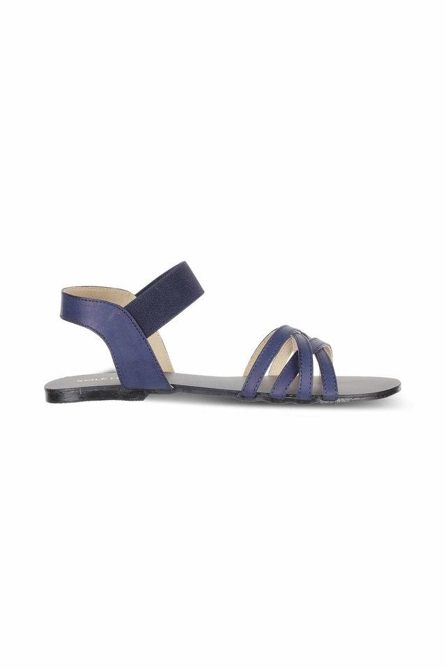 Blue strappy online sandals