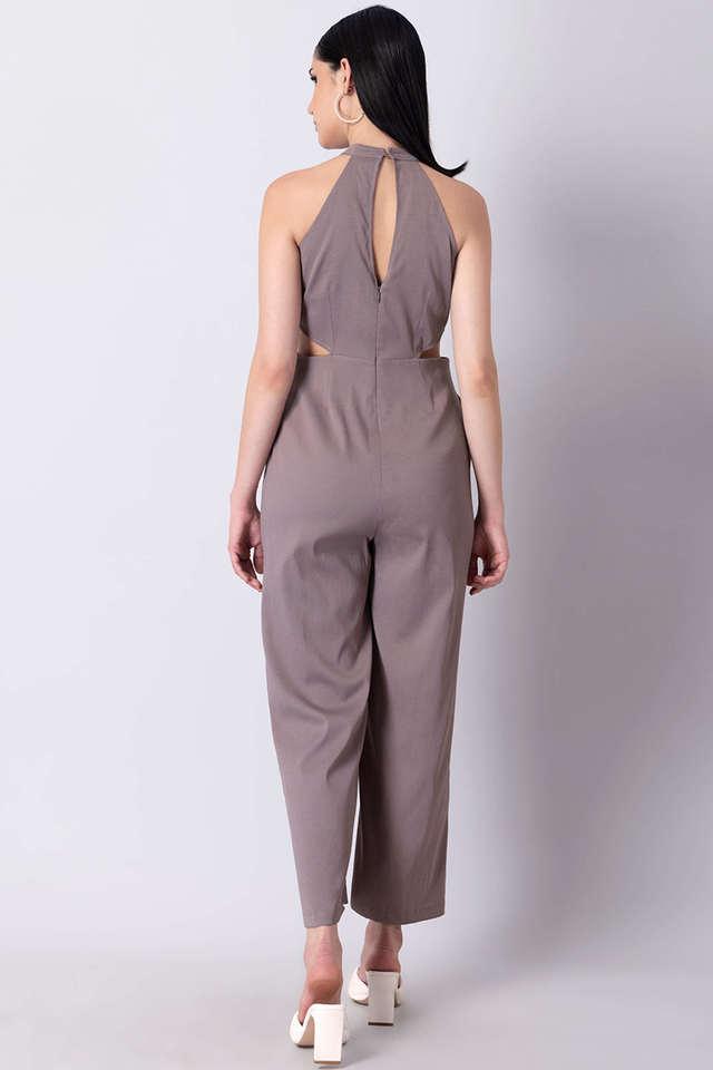 Buy Womens Casual Jumpsuit strype patter at Amazon.in