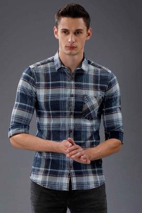 VOI JEANS - Blue Casual Shirts - 2