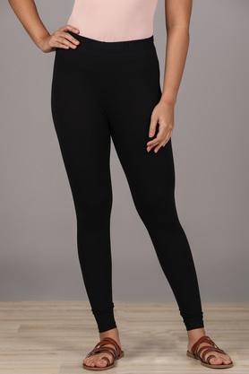 Danier Black Italien Leather Front Leggings Lycra back Size 4