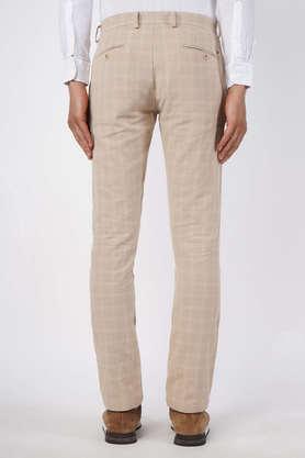 Linen blend clearance mens trousers