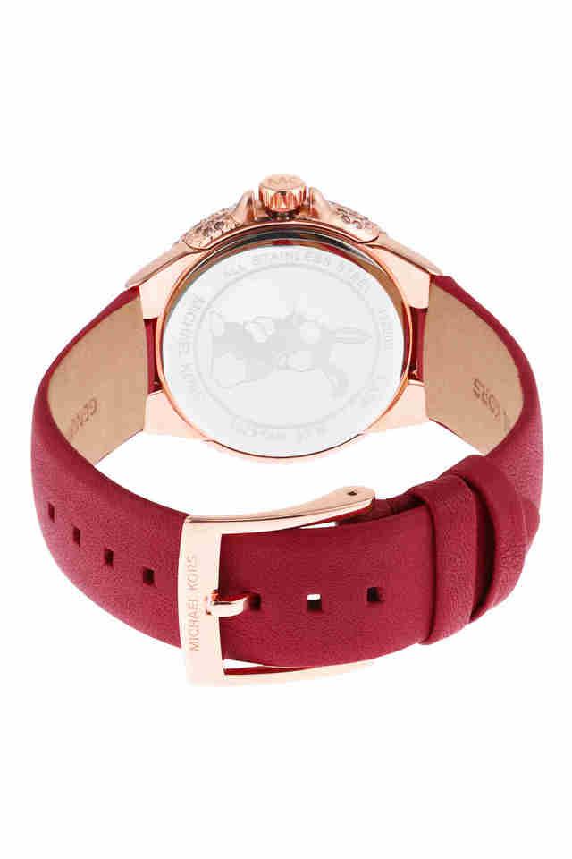 Buy MICHAEL KORS Camille 33 mm Multicolour Dial Leather Analog