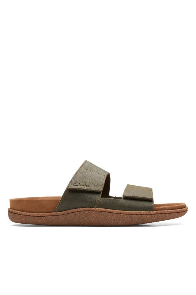 Clarks shop leather slides