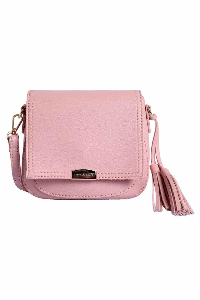 Buy LINO PERROS Pink Womens Pink Coloured Sling Bag Shoppers Stop