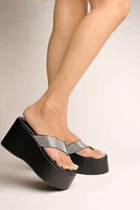 SHOETOPIA - Black Sandals - 3