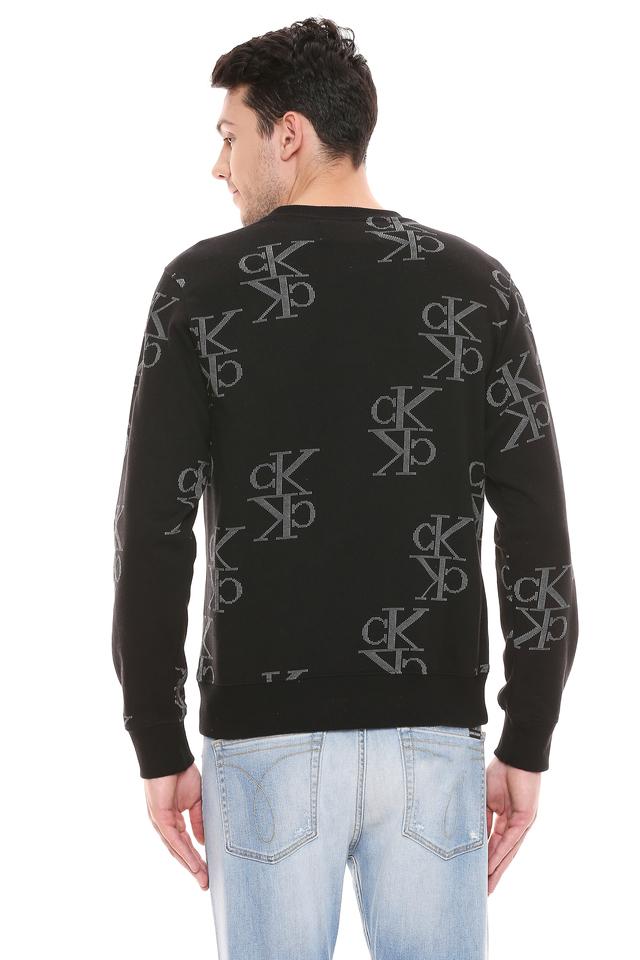 Buy CALVIN KLEIN JEANS Mens Round Neck Printed Sweatshirt