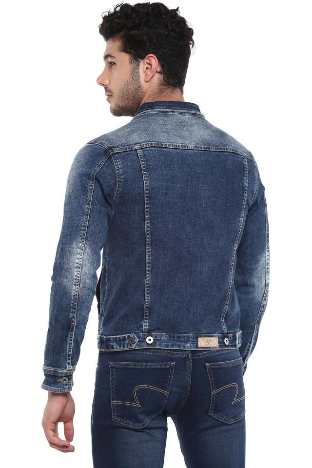 Street Style Men's Handpainted Customized Denim Jeans Jacket