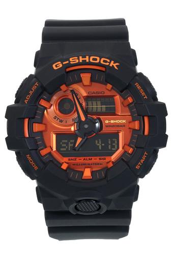 orange g shock mens watch