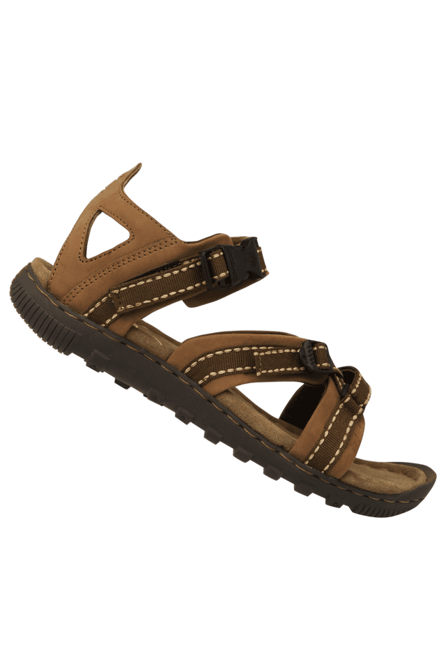 Nubuck Leather Action Men Khaki Sandals at Rs 799/pair in Udaipur | ID:  19023100391