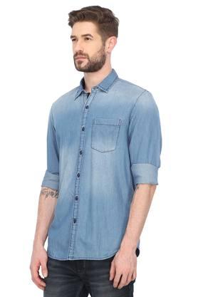 NUMERO UNO - Denim Antique Light Casual Shirts - 1