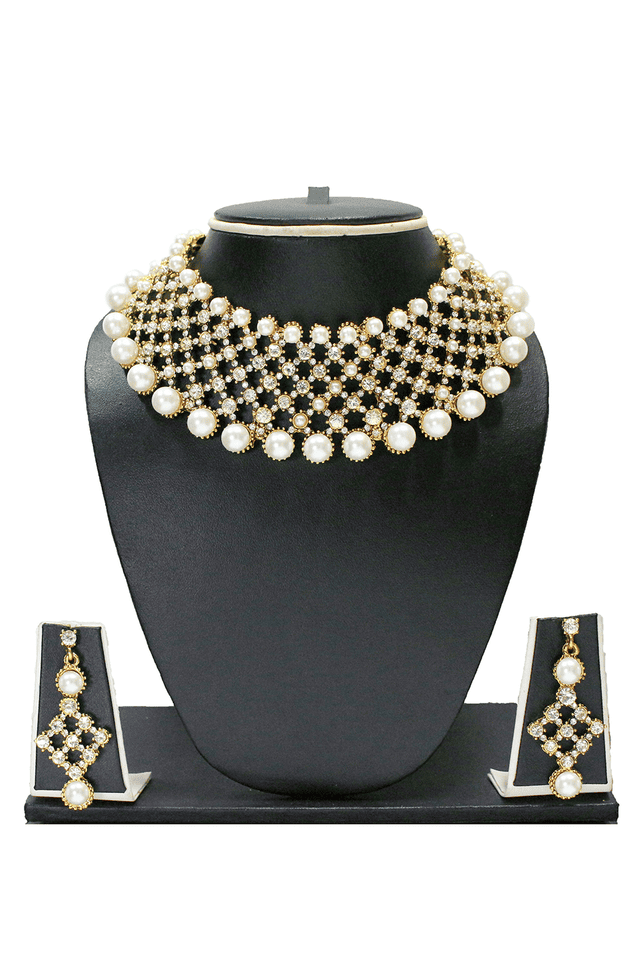 Designer on sale pearl set