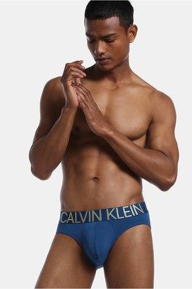 Buy Calvin Klein Underwear Women Blue Elasticized Waistband Solid