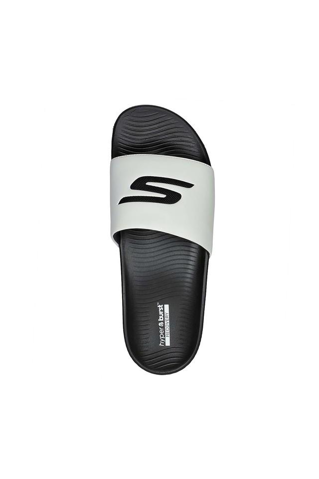 Buy SKECHERS White Hyper Slide Deriver Synthetic Leather Regular