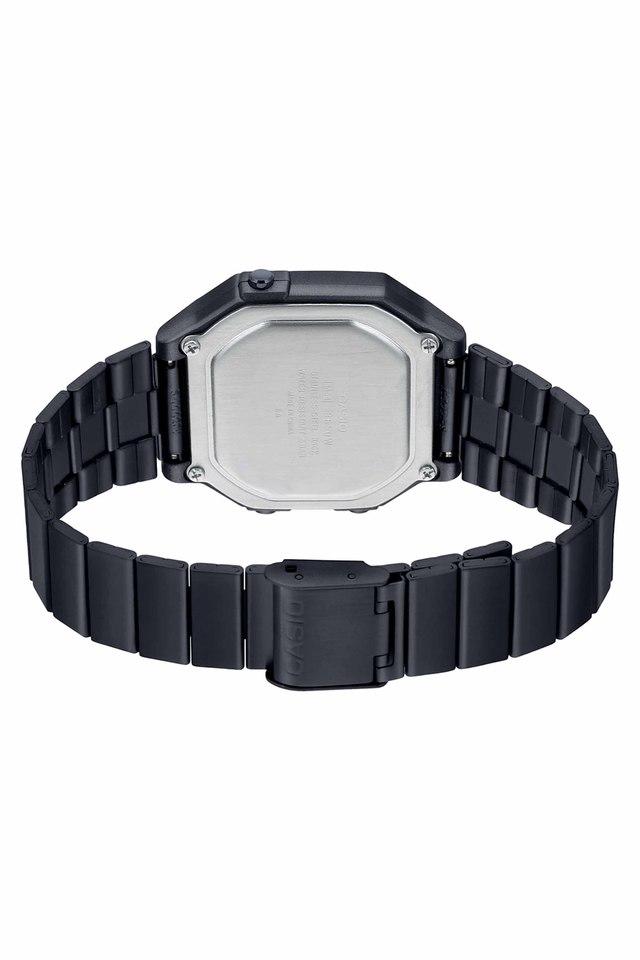 Digital watch black store colour