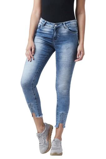 womens pale blue jeans