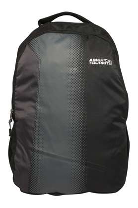 Buy AMERICAN TOURISTER Black Unisex 3 Compartment Zip Closure