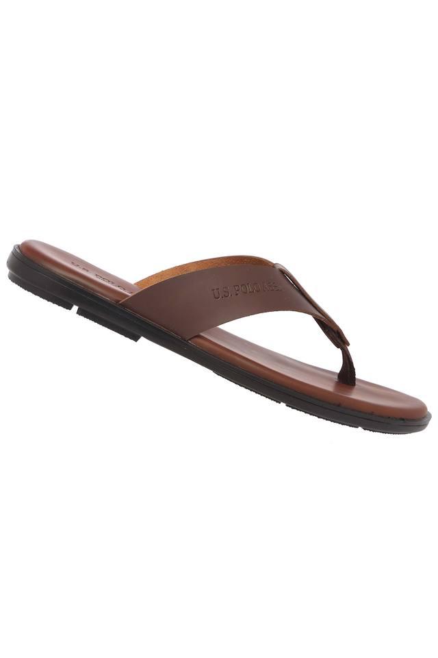 U.S. POLO ASSN. -  Brown Flip Flops - Main