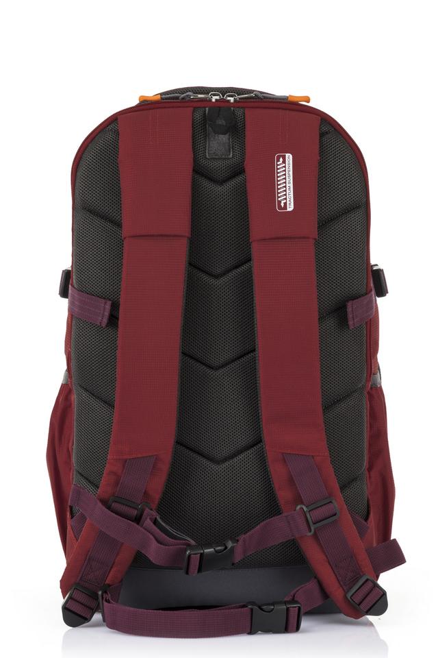 Buy AMERICAN TOURISTER Red Magna Cotton 2 Compartment Laptop Unisex Backpack Shoppers Stop