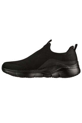 Skechers black hot sale casual shoes