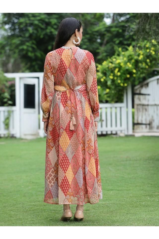 Buy Orange Dresses & Gowns for Women by Amira's Indian Ethnic Wear Online |  Ajio.com