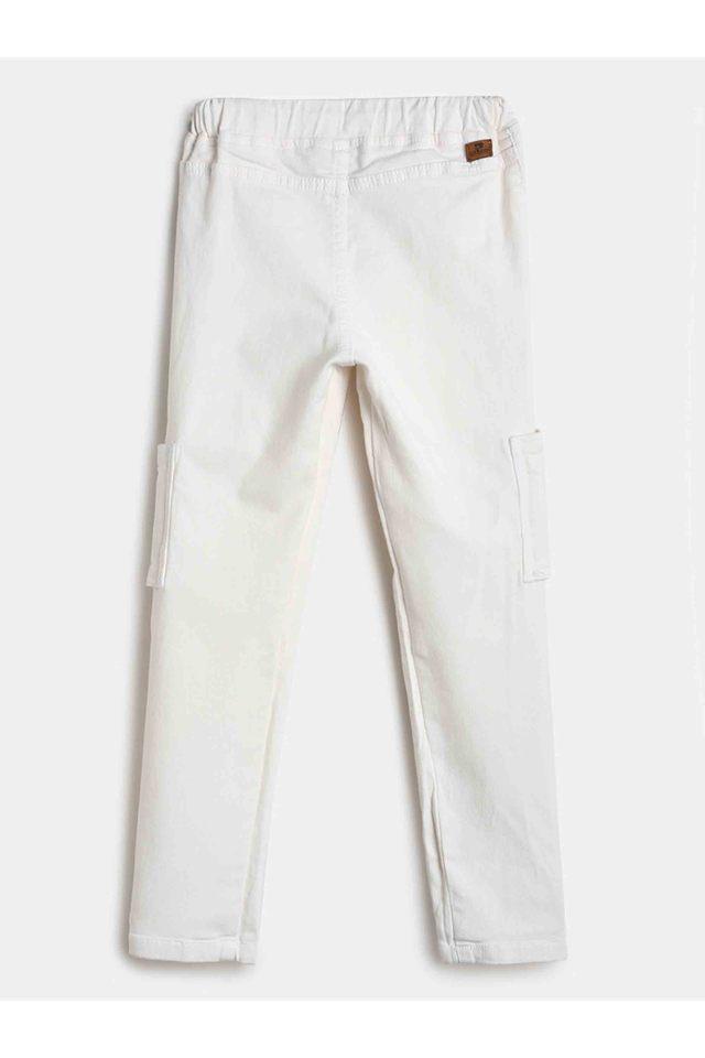 Polyester Boys White School Uniform Pant, Size: 3-6 Years at Rs 130/piece  in Jaipur