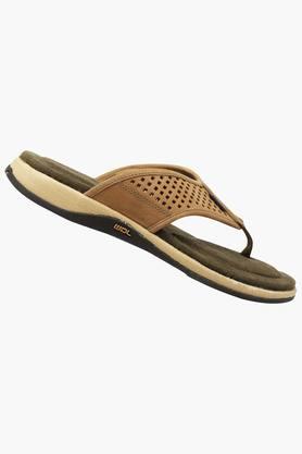 WOODLAND - Khaki Flip Flops - Main