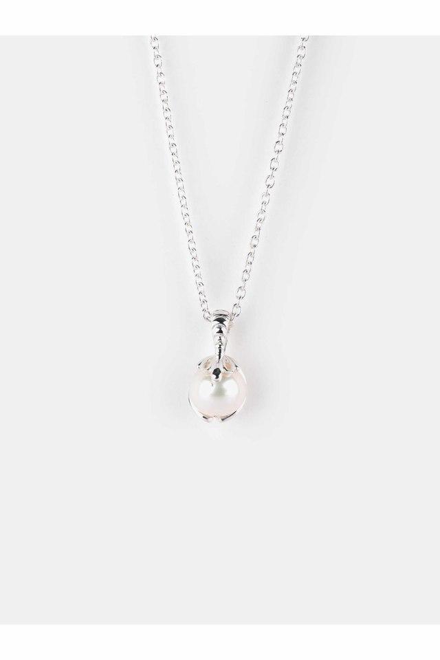 Pendant with Cultured Freshwater Pearl in Sterling Silver