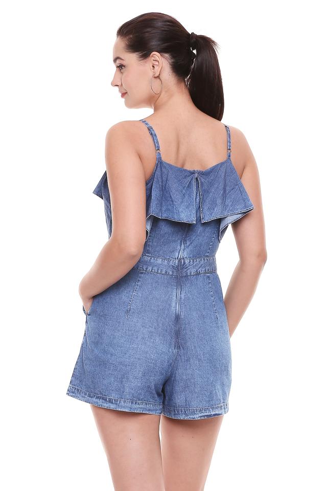 Denim Jumpsuit Iconic Plein