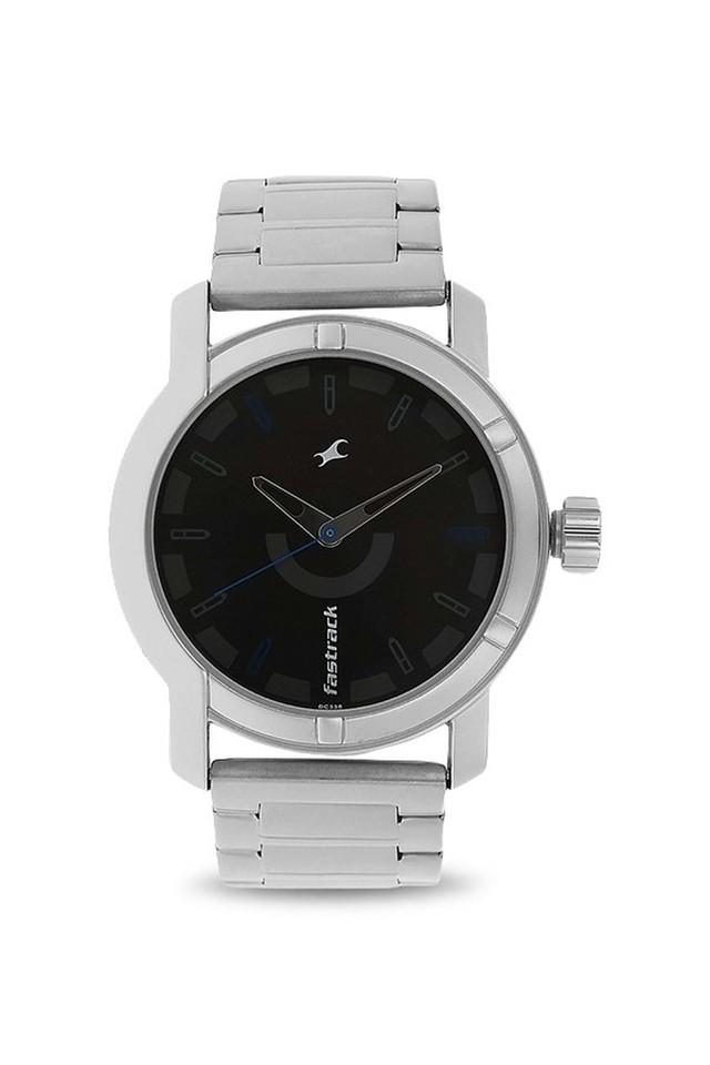 Buy FASTRACK undefined Mens Analogue Stainless Steel Watch NK3021SM01 Shoppers Stop