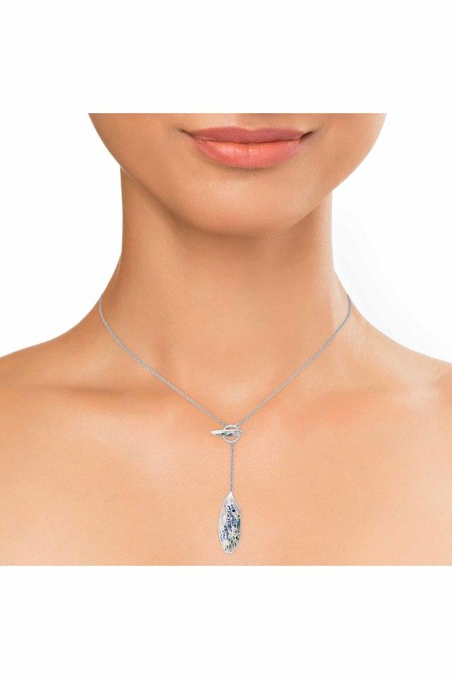 Bermuda Blue Crystal Pendant – Seraphine Creations