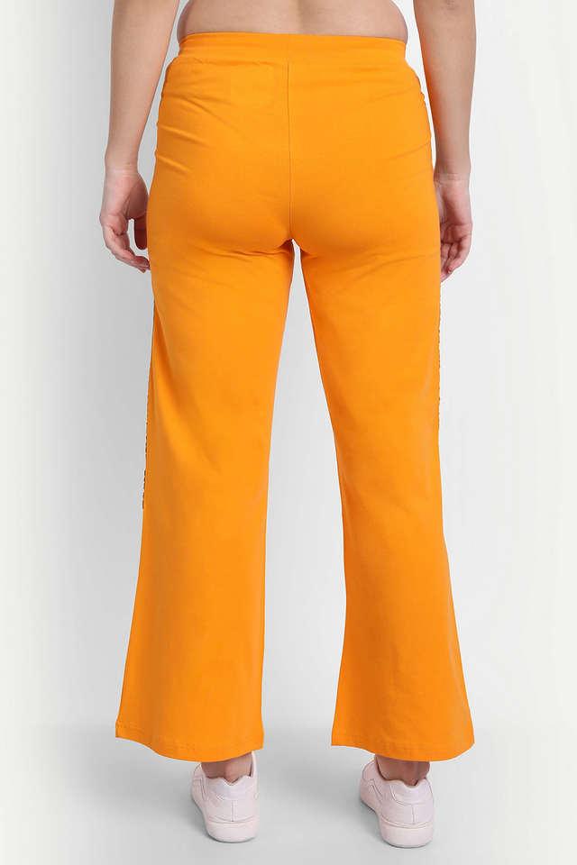 Orange track cheap pants womens