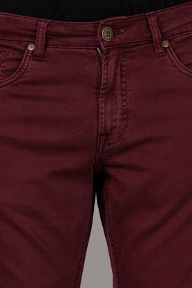 Jeans maroon clearance