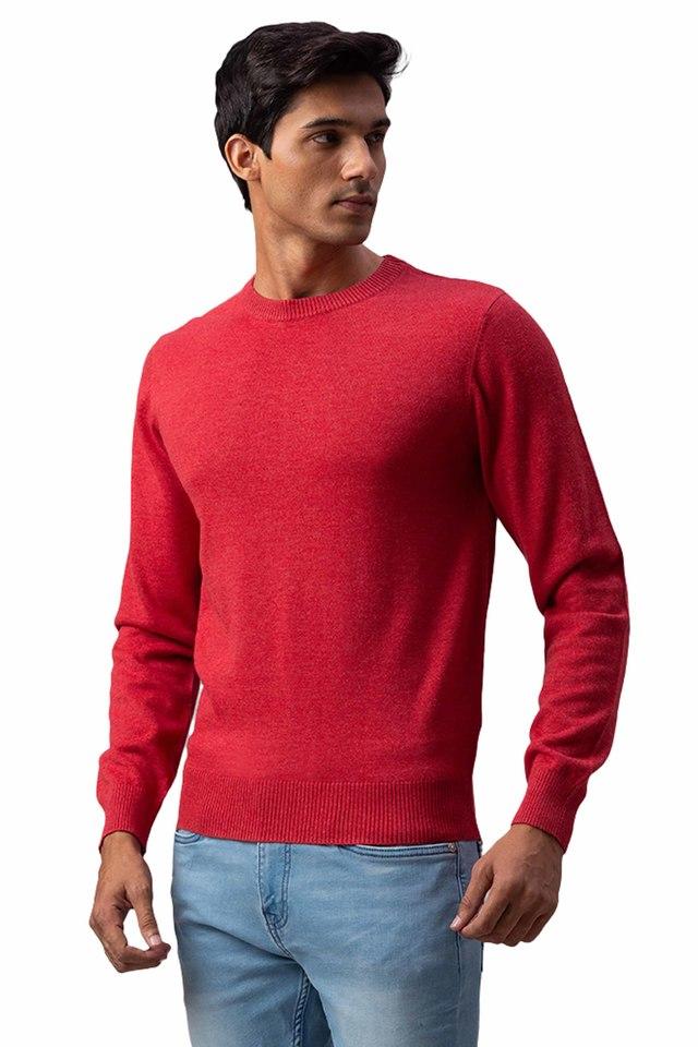 Red pullover sweater discount mens