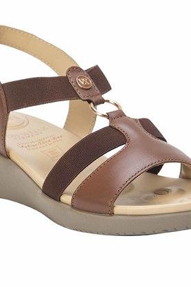 Womens best sale tan slides