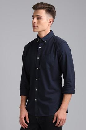 Mens Slim Fit Solid Shirt