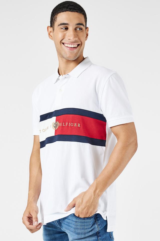 Tommy hilfiger white t shirt new arrivals