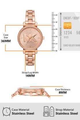 Michael kors sofie rose gold sale watch