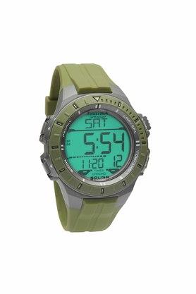 Green discount digital watch