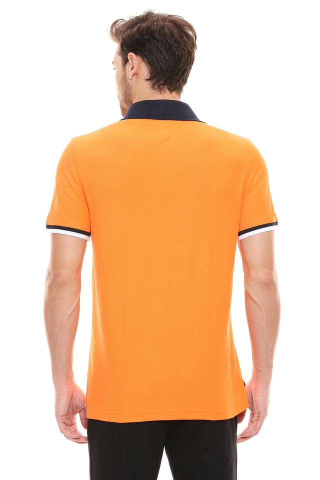 Tommy hilfiger orange t shirt new arrivals