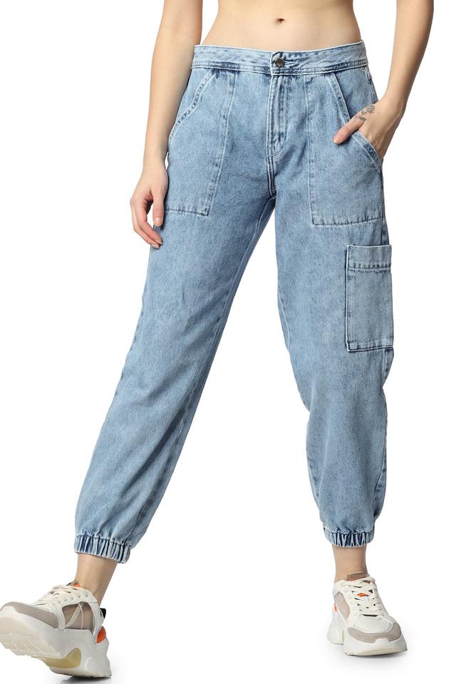 Jean joggers women's hotsell