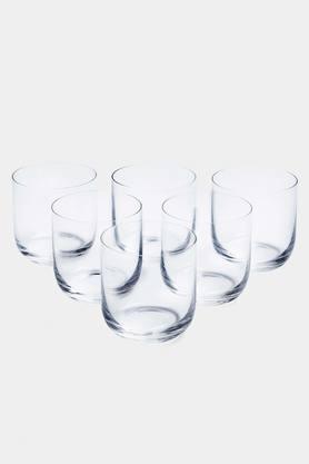 Buy Fern Solid Crystaline Set Of 6 Whiskey Glass Hour 400 Ml Shoppers Stop