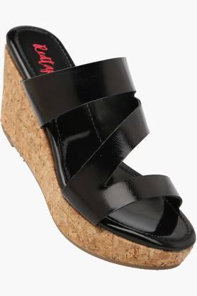 RED TAPE - Black Wedges - 2