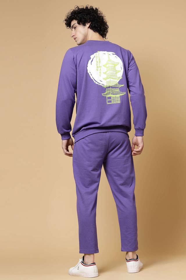 Purple store tracksuit mens