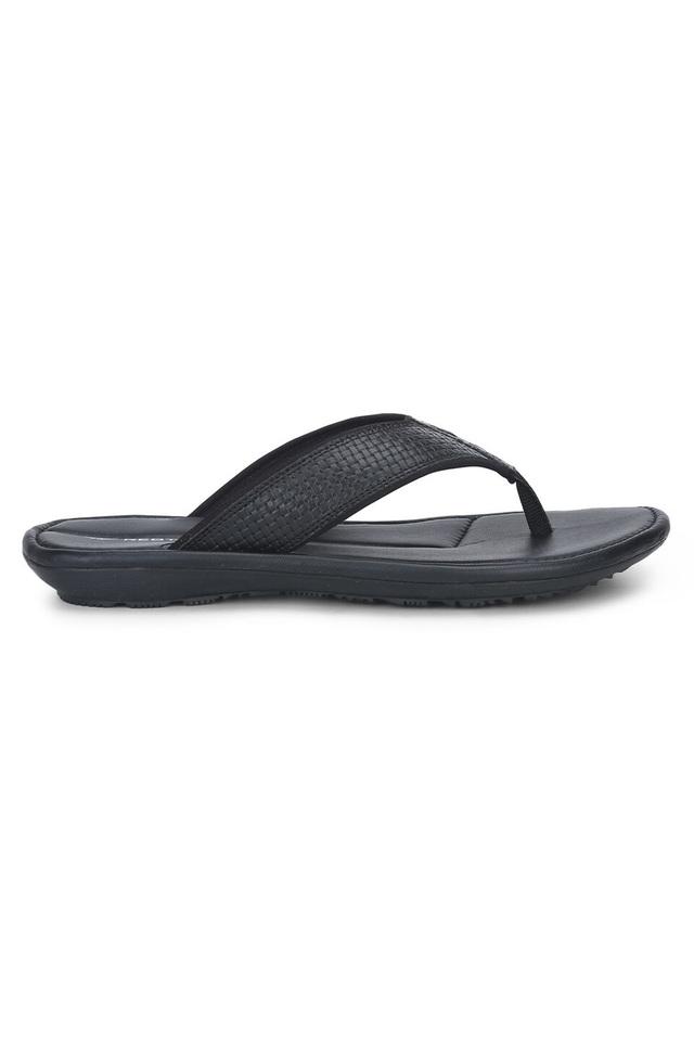 RED TAPE -  Black Flip Flops - Main