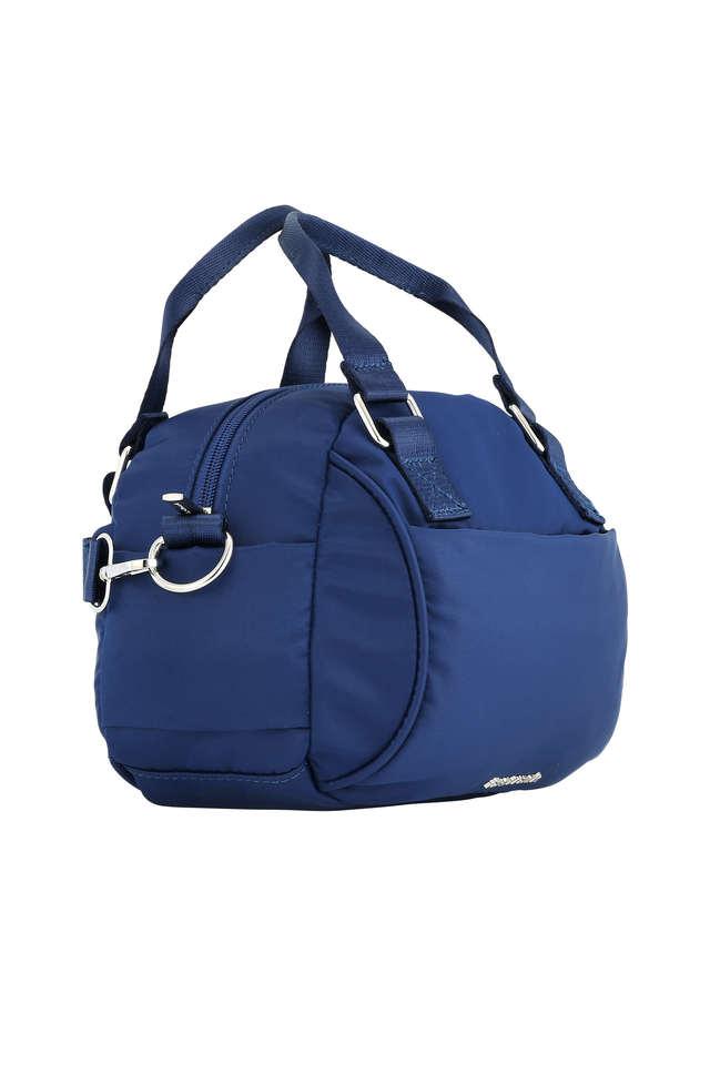 Nylon shop satchel handbag