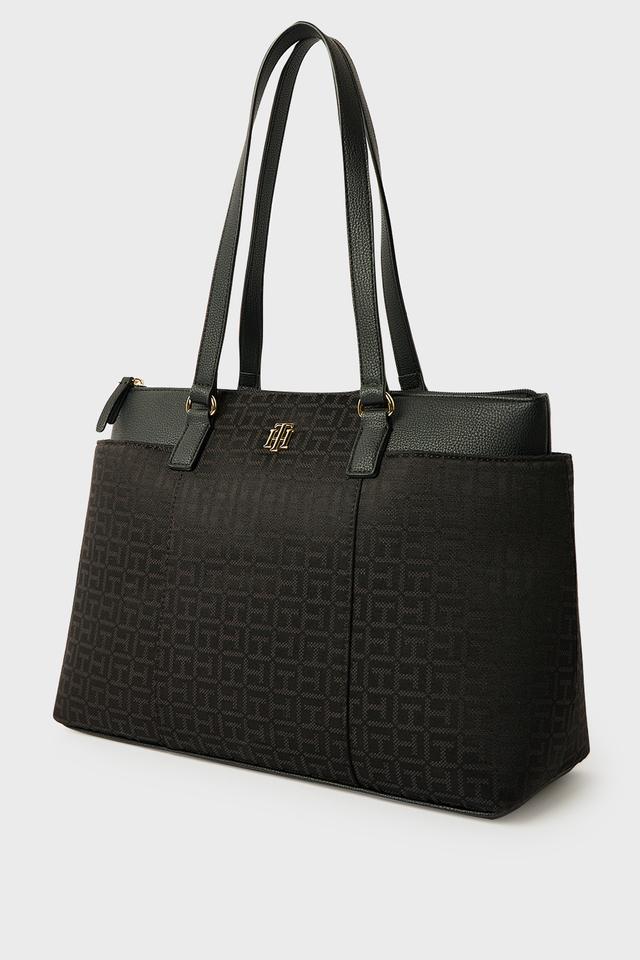 TOMMY HILFIGER Jacquard Zipper Closure Women's Casual Tote Bag(Tote), Shop Now at ShopperStop.com, India's No.1 Online Shopping Destination